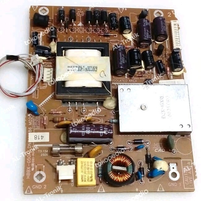 Jual REGULATOR PSU TV LED POLYTRON 20 INC TYPE PLD 20D302 20D 302 ...