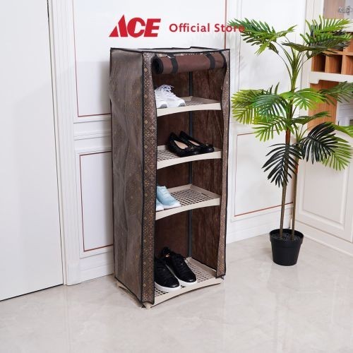 Jual Stora Rak Sepatu Tingkat Cokelat Shoe Rack Organizer Sandal