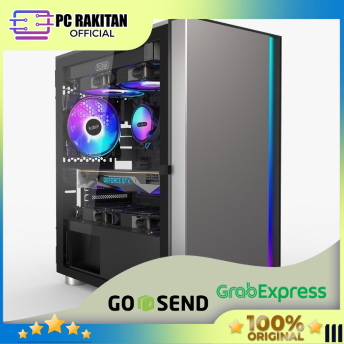 Jual PCCOOLER CASING PLATINUM LM300 ARGB Grey | Shopee Indonesia