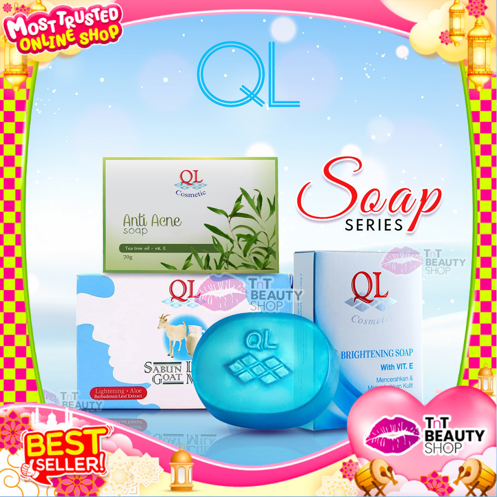 Jual QL Cosmetic Sabun Lulur Goat Milk 100gr | QL Cosmetic Facial Soap ...