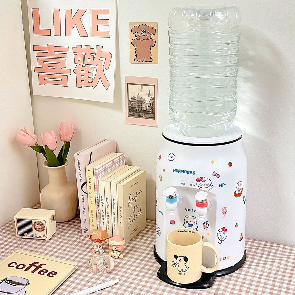 Jual Dispenser Air Desktop Kecil Mini Meja Panas dan Dingin Guna Ganda