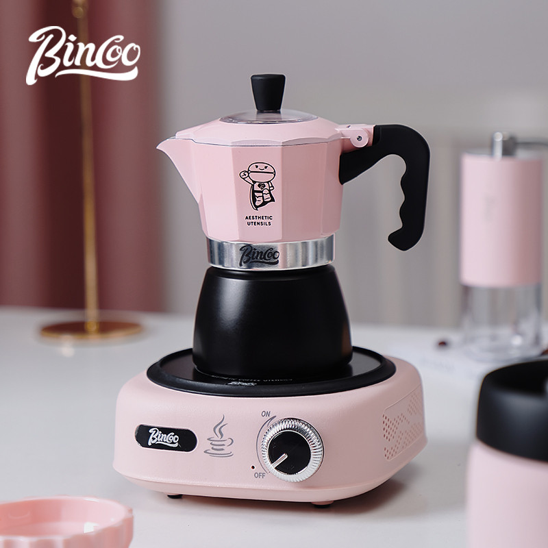 Jual Bincoo 3rd Gen Dual Valve Moka Pot Espresso Maker Electric Stove ...