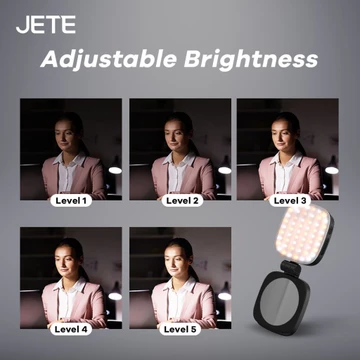 JETE Ring Light Selfie Magsafe RL2 For Smartphone HP LED Rechargeable Magnetic With 4 Light