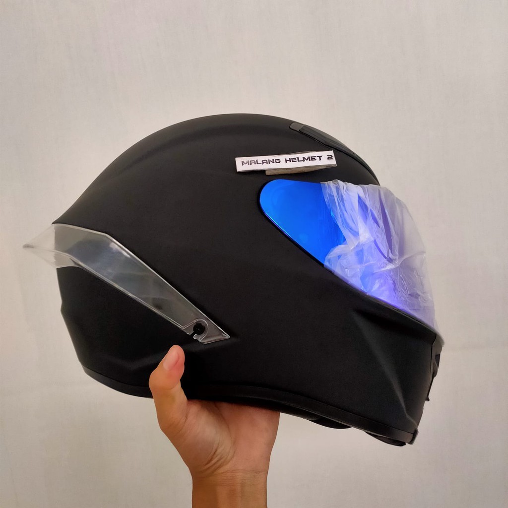Jual Helm Full Face Scott RX 8 Solid Black Doff (Ongkir Termurah 2kg ...
