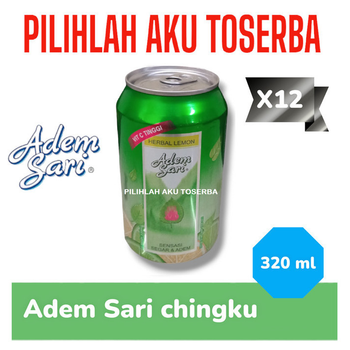 Jual Adem Sari Chingku Rasa Lemon Herbal Kaleng Ml Harga