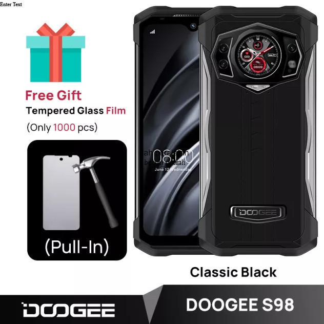 Jual Doogee S98 Global 8/256 Night Vision - Hitam | Shopee Indonesia