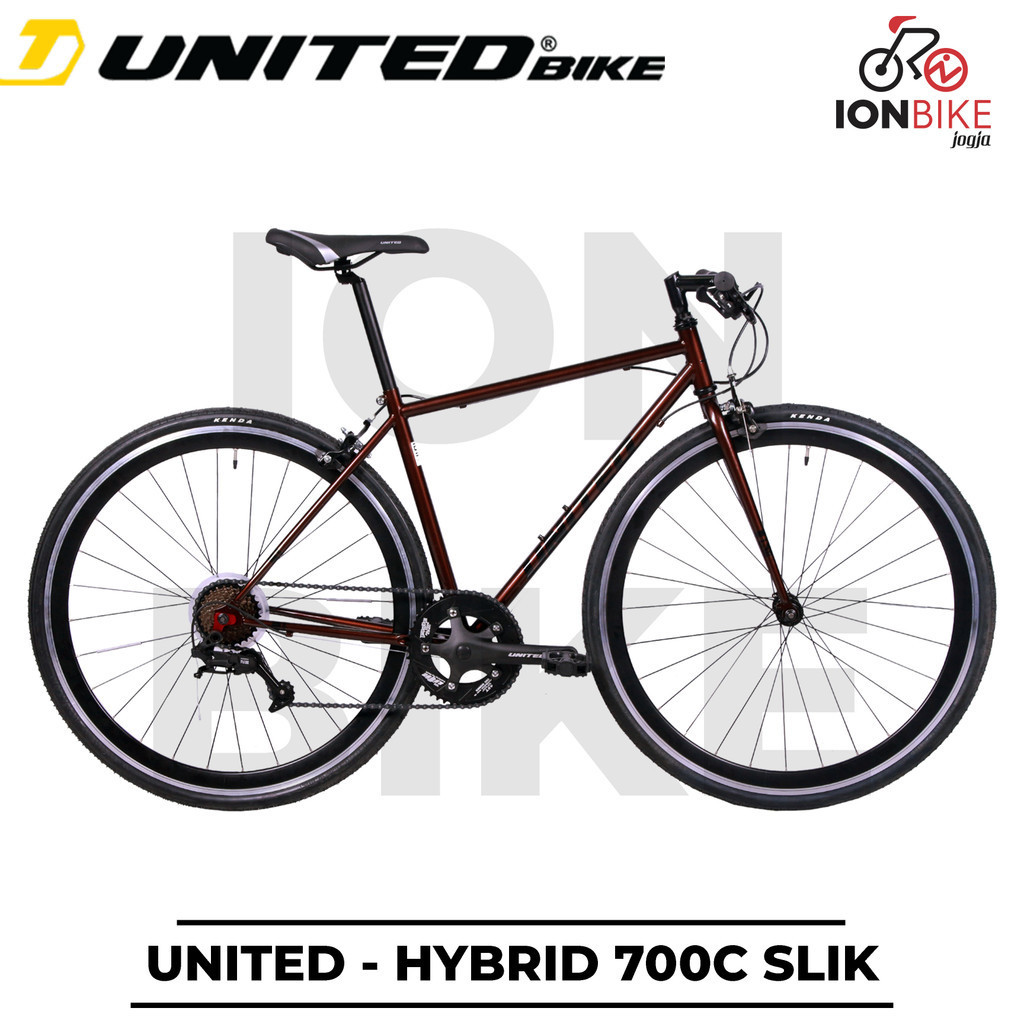 Jual Sepeda Hybrid 700c United Slick 700 c Fixie Speed Murah