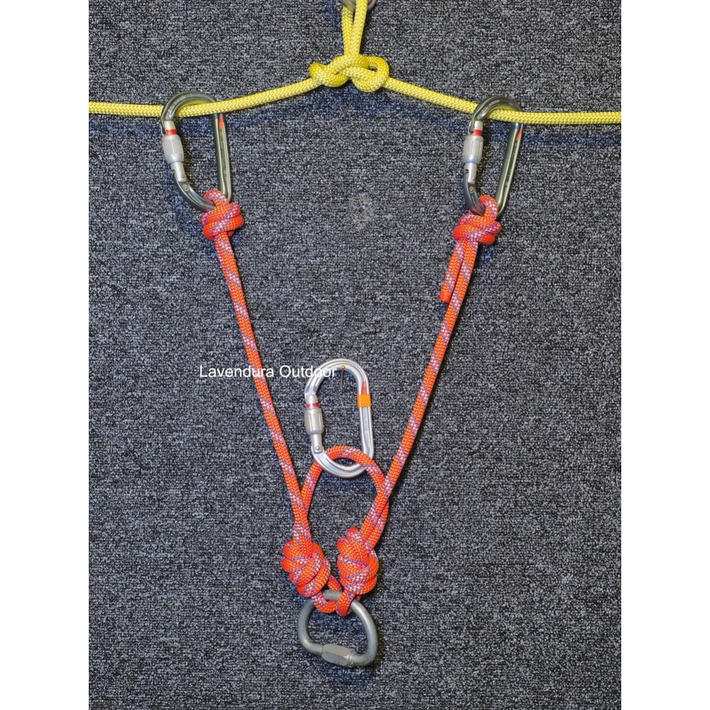 Jual Rope Access Cowstails Lanyard Cowstail Set Rope Access Style Three ...