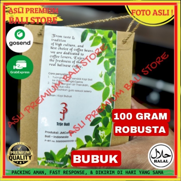 Jual OLEH OLEH MINUMAN KHAS ASLI ORI ORIGINAL BALI SERBUK BUBUK KOPI ...