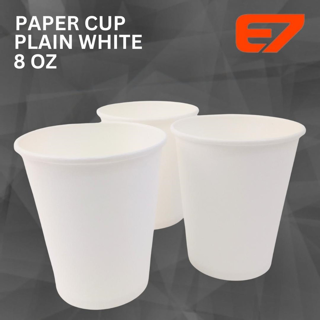 Jual Paper Cup 8oz Putih Polos (isi 50pcs) - Hot Cup, Gelas Kertas ...