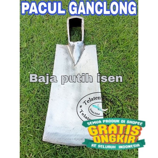 Jual Pacul Cangkul Ganclong model panjang baja putih isen/ panjang ...