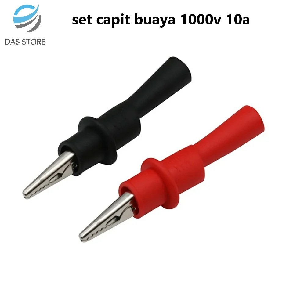 Jual SATU SET Capit Buaya Alligator Clip 1000V Tester Multitester 10A ...