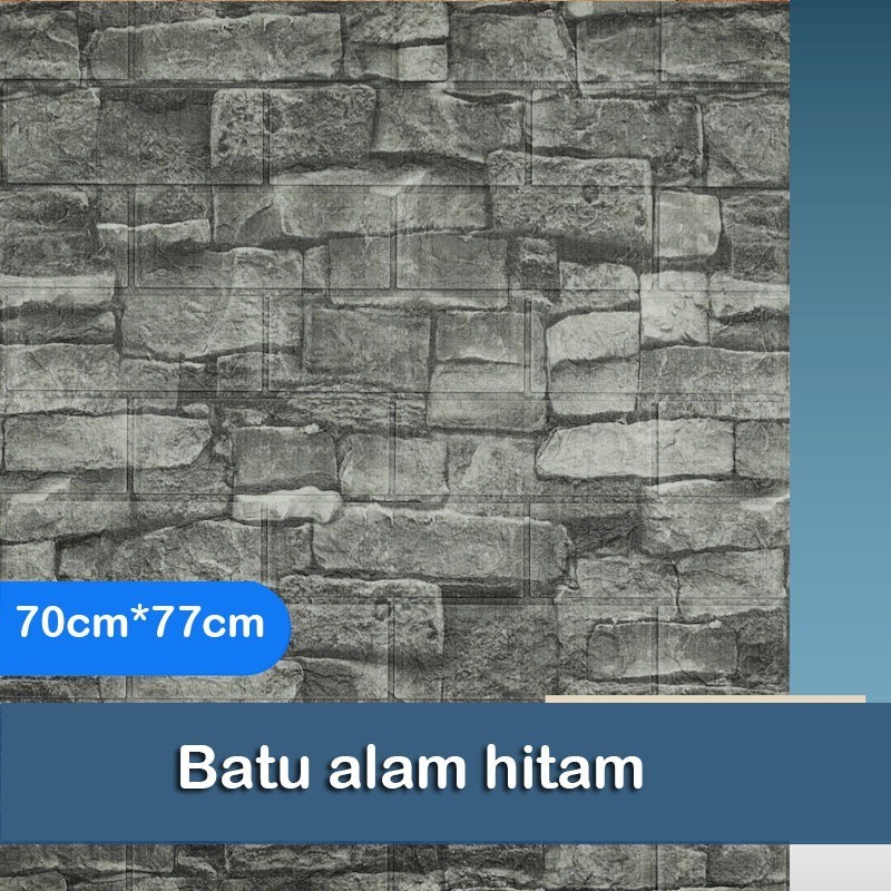 Jual Walpaper Dinding wallpaper 3d foam bata： Ukuran: 70cm x 77cm Untuk ...