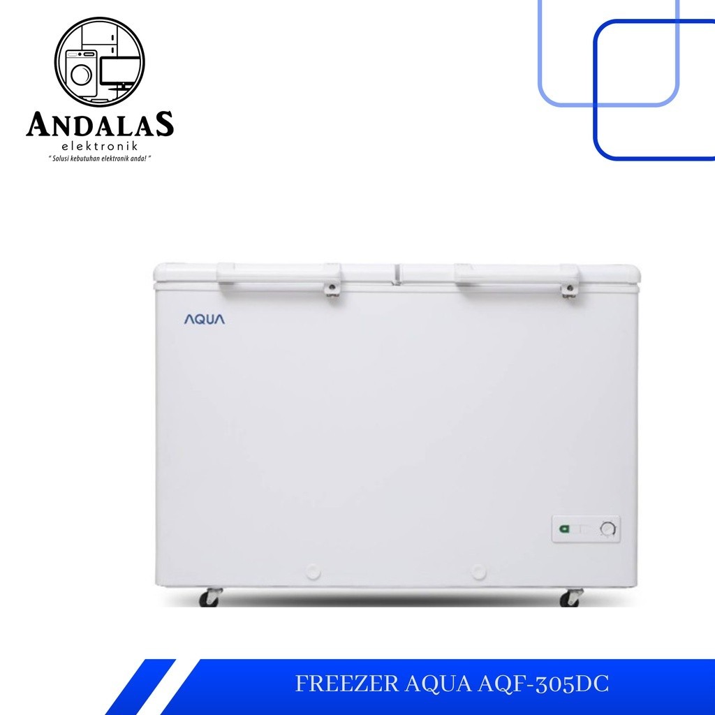 Jual Aqua Aqf Gc Chest Freezer Box L Lemari Pembeku Liter Shopee Indonesia