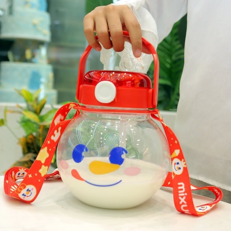 Jual BOTOL MIXUE OVAL 1200ML / BOTOL MINUM unik/ BOTOL SEKOLAH ANAK ...