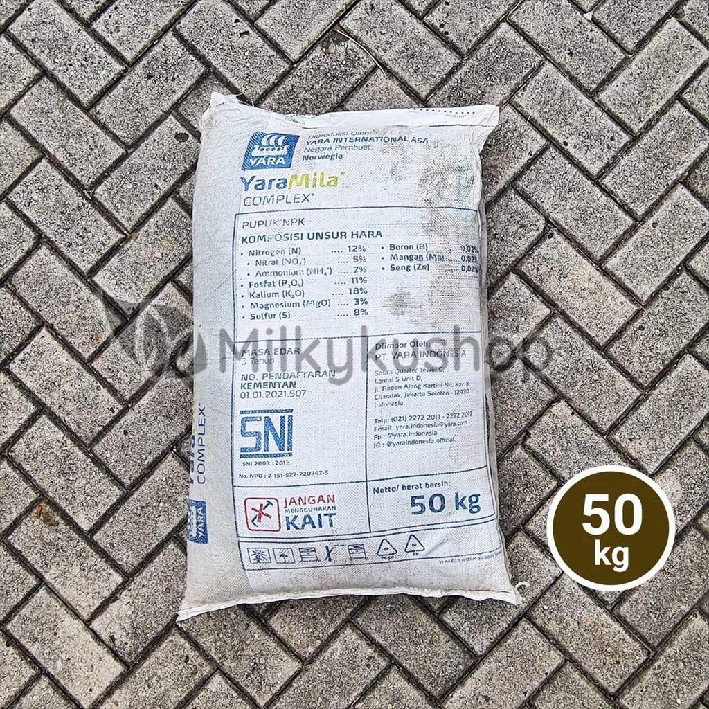 Jual PUPUK YARAMILA COMPLEX 12 11 18 + TE 50 KG KP VIA GOSEND GRAB ...