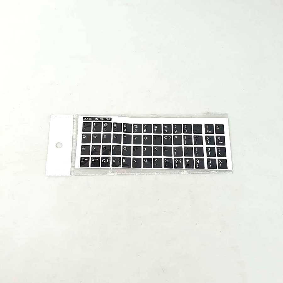 Jual stiker keyboard english layout key caps sticker qwerty shopee