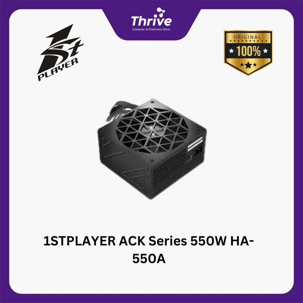 Jual 1STPLAYER ACK Series 550W HA-550AC1 80+ Certified with Embossed ...