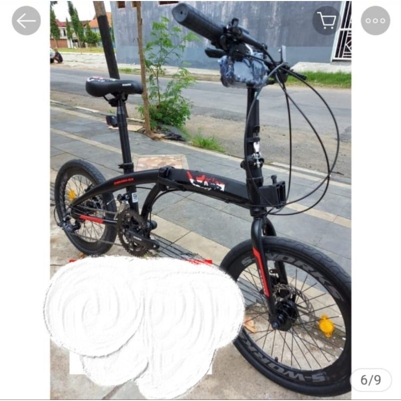 Jual SEPEDA LIPAT 20 INCH SAKONI S-WORKS ENIGAMA 10.8 NKRI HADIAH ...