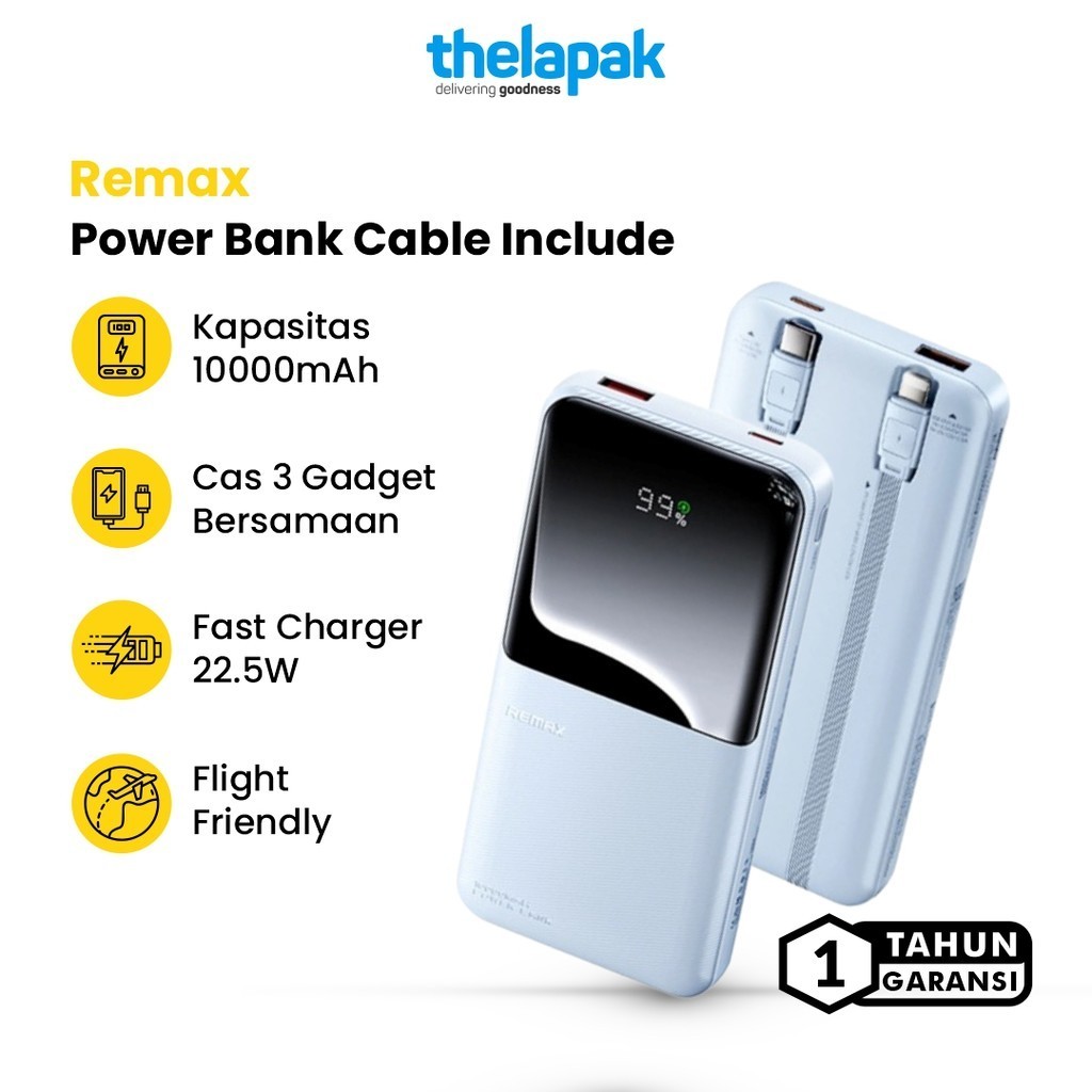 Jual Powerbank 20.000mAh Fast Charging 20W + 22.5W Remax RPP-680 Cynlle ...