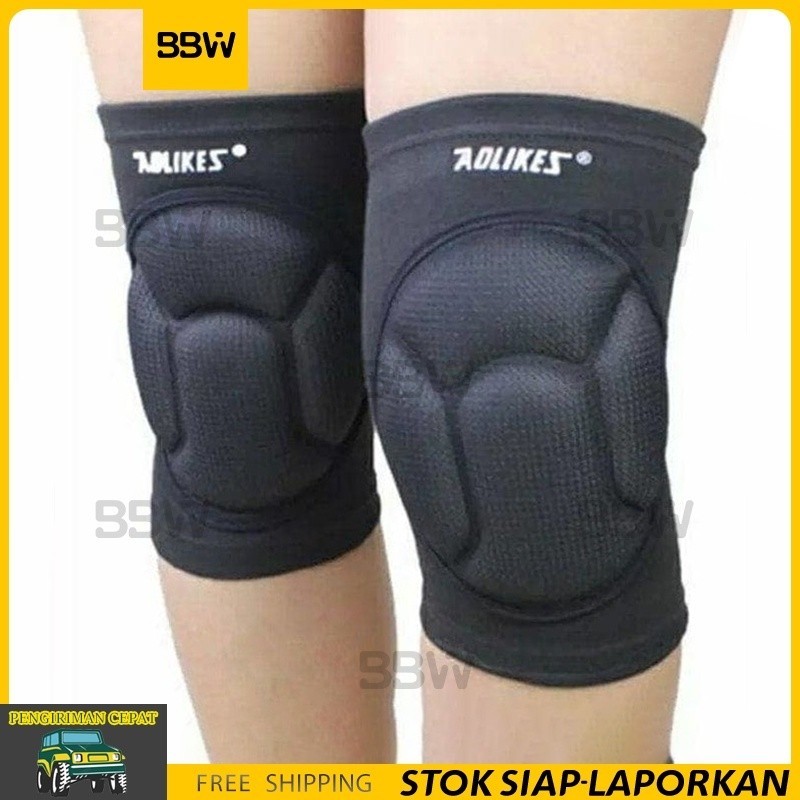 Jual Deker Pelindung Lutut Kaki Kneepad Aolikes Sepasang Support Wrap ...