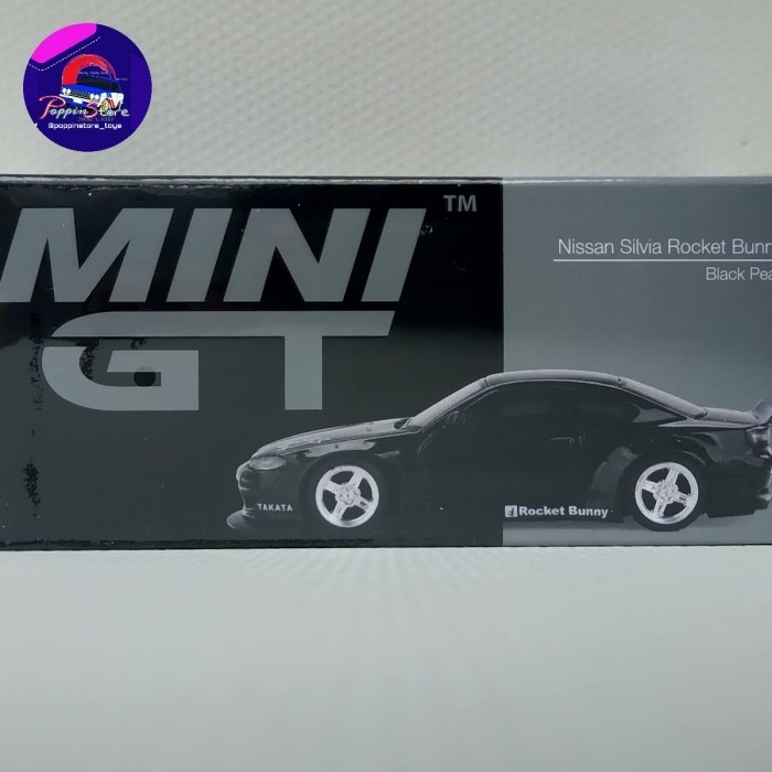 MÔ HÌNH 1:64 MINI GT - Nissan Silvia (S15) Rocket Bunny Bronze Yellow
