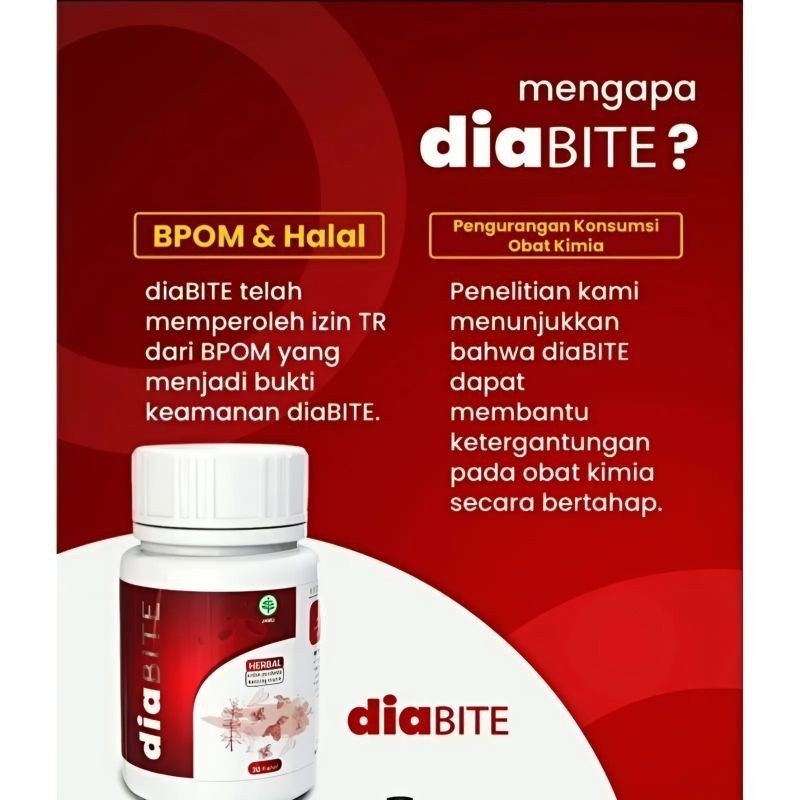 Jual DiaBite Kapsul Original 100% Bpom Untuk Penyakit Diabetes ...