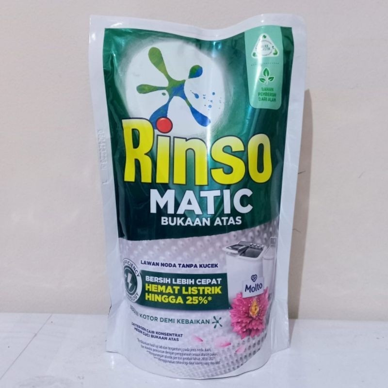 Jual Rinso Matic Professional Deterjen Cair Refill Ml Rinso Ml Shopee Indonesia