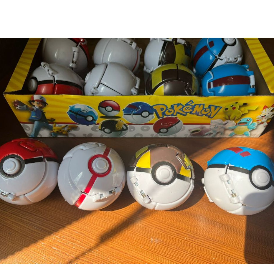 Jual Pokemon Ball / Pokeball isi Figurin Pikachu Pokemon Bola Pokemon ...