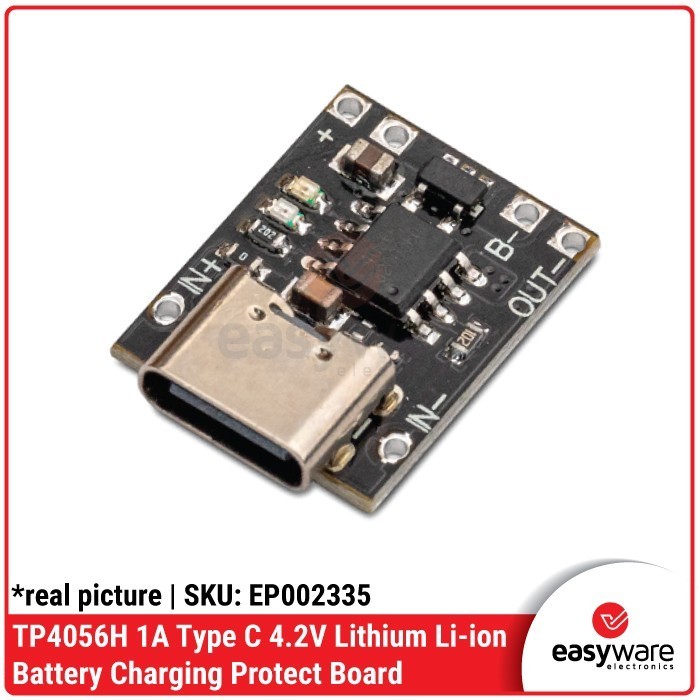 Jual DS99 TP4056H 1A Type C 4.2V Lithium Li-ion Battery Charging ...