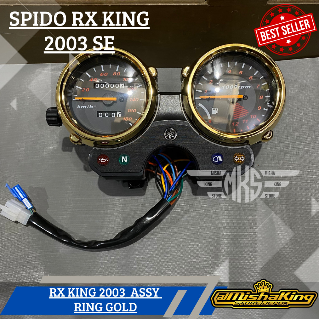 Jual PROMO Spidometer spedo meter rx king 2003 se ring gold IMPORT ...