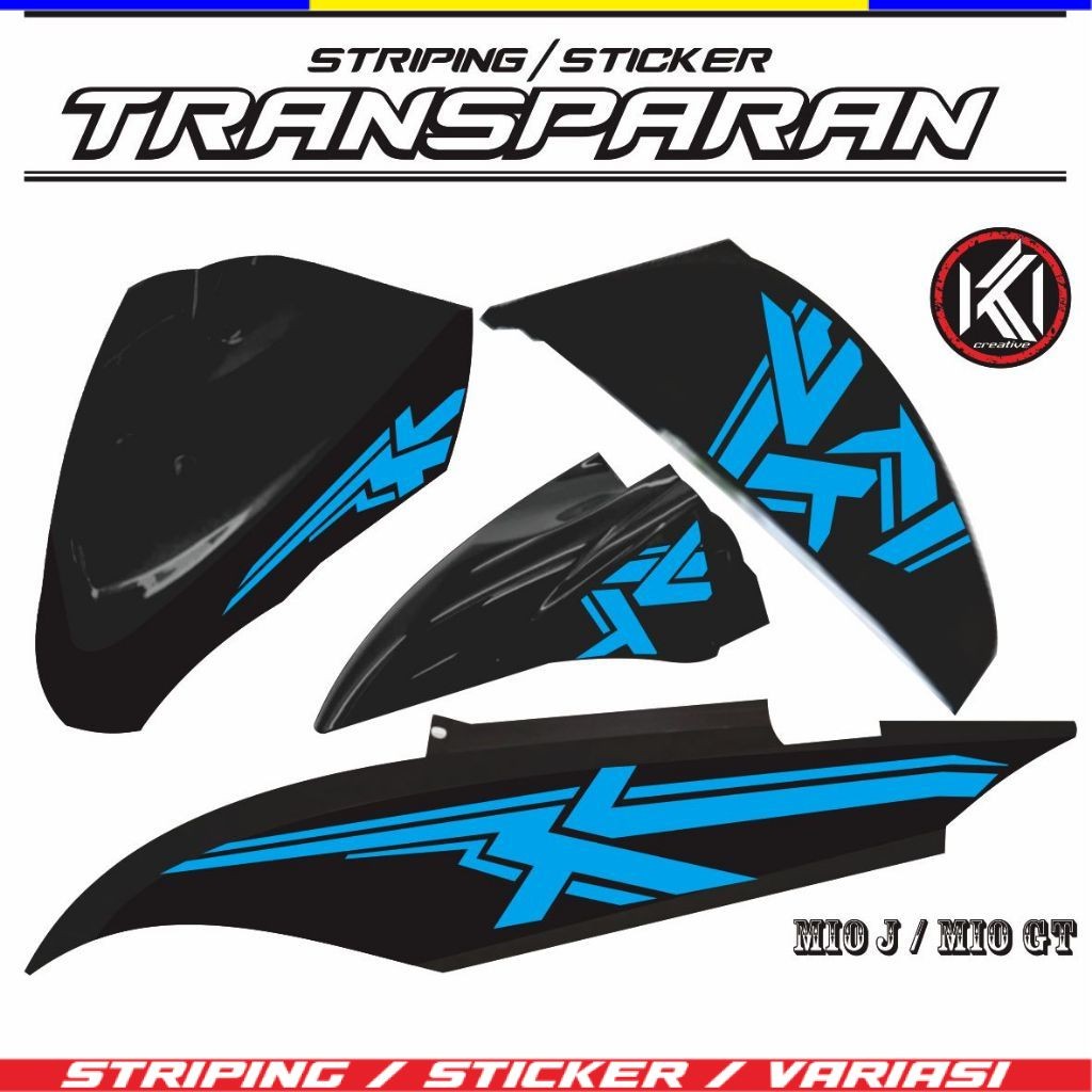 Jual STRIPING STICKER NEW VARIASI SIMPEL VARIASI MOTOR MIOJ/GT LIST NEW ...