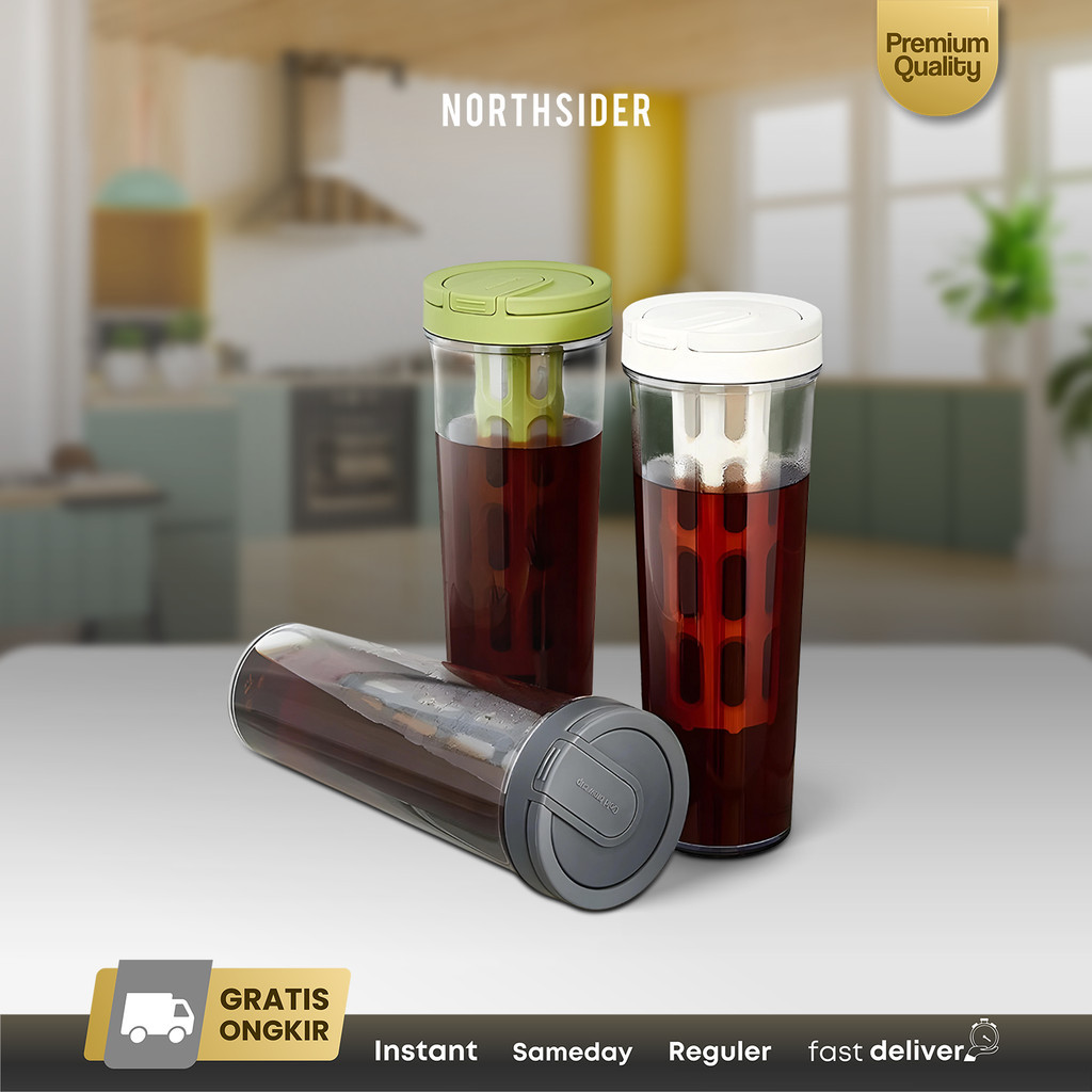 Jual Cold brew Coffee Tea maker Infuser 1000ml - alat kopi teh GJ3102 ...