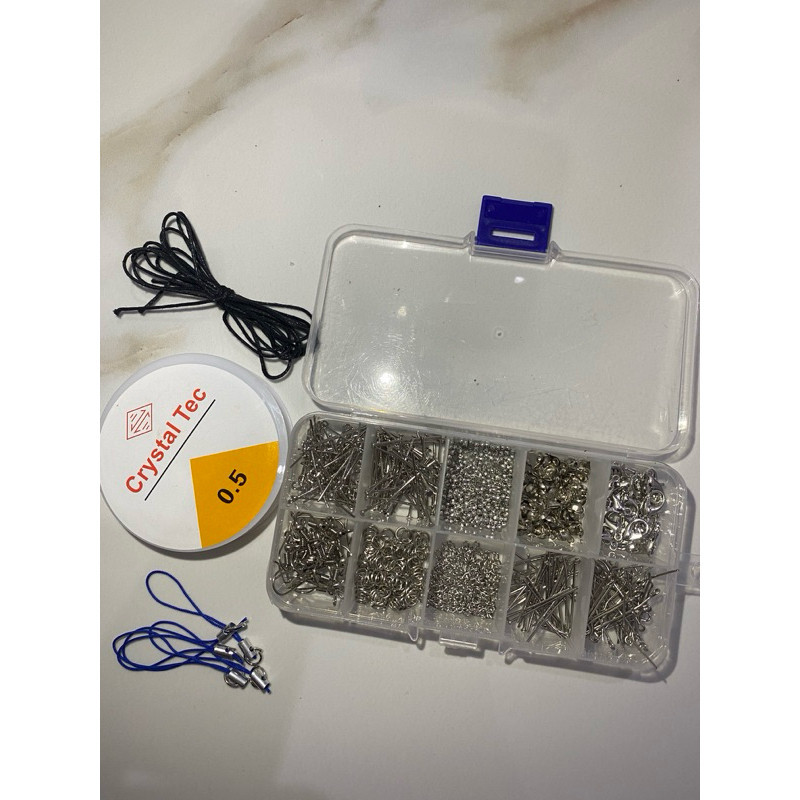 Jual Paket perlengkapan meronce lengkap 1 box / kodokan, paku 9, paku T ...