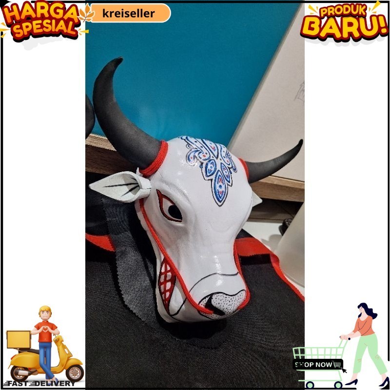 Jual MAINAN BANTENGAN MBEROT PUTIH MAINAN ANAK ANAK BANTENGAN 