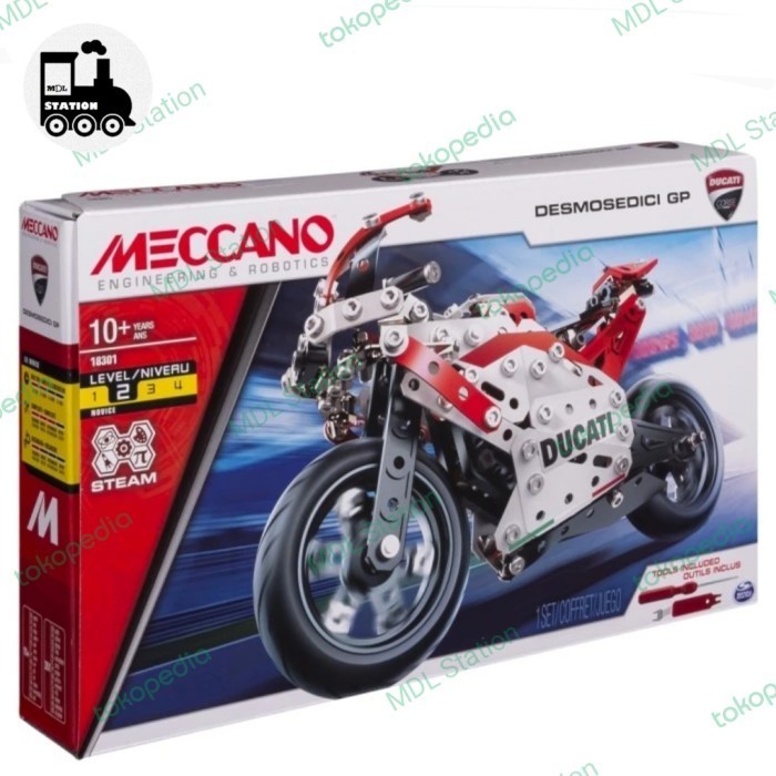 Jual Spin Master Meccano Engineering & Robotic Ducati Desmosedici GP ...