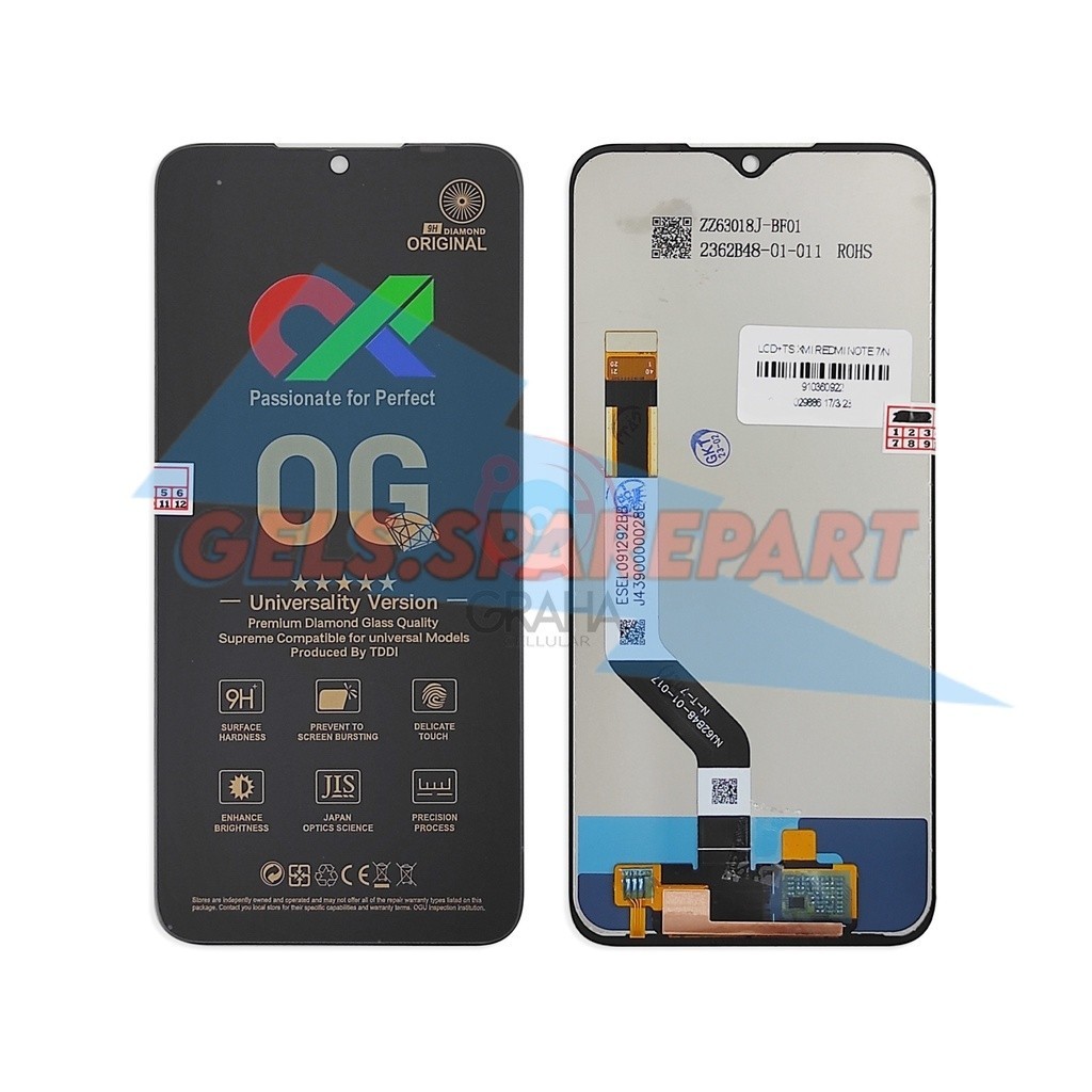 Jual LCD XIAOMI REDMI NOTE 7 OG ORI SUPER FULLSET TOUCHSCREEN | Shopee ...