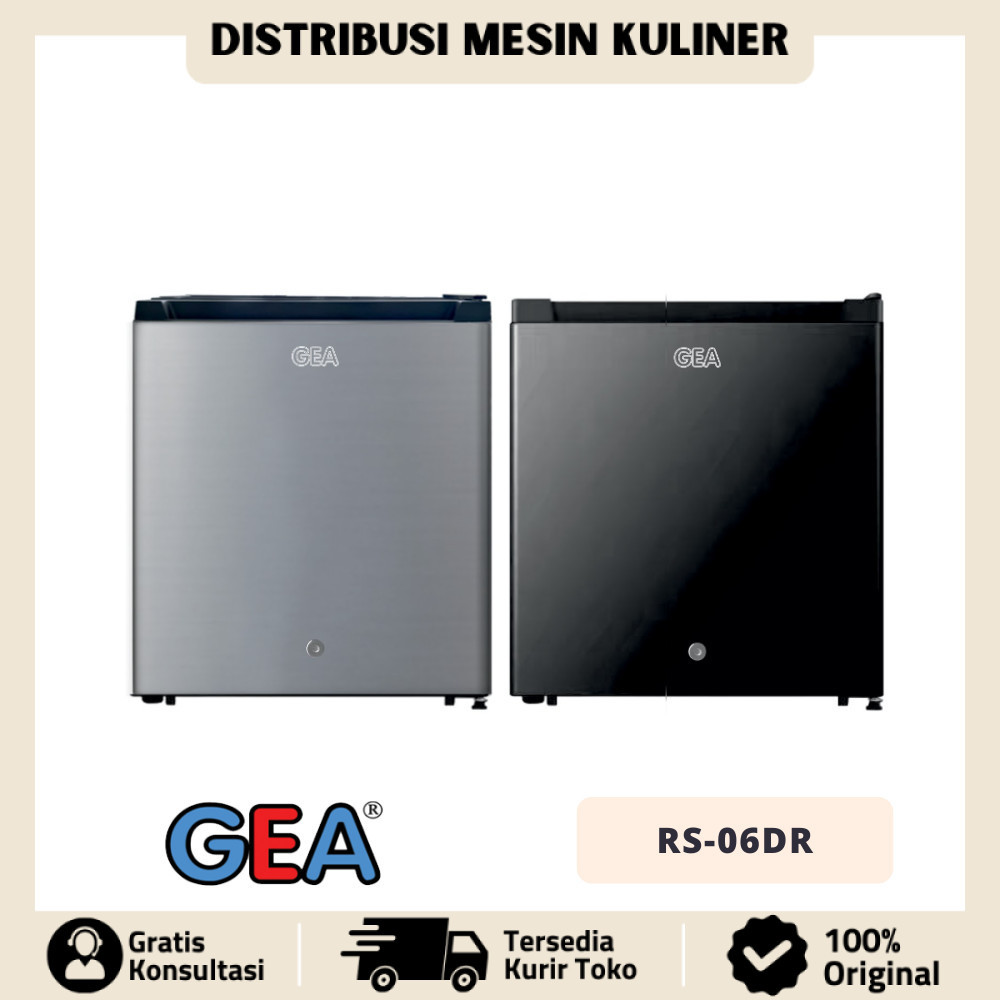 Jual KULKAS MINI PORTABLE GEA RS-06DR BLACK HITAM / SILVER KULKAS MINI ...