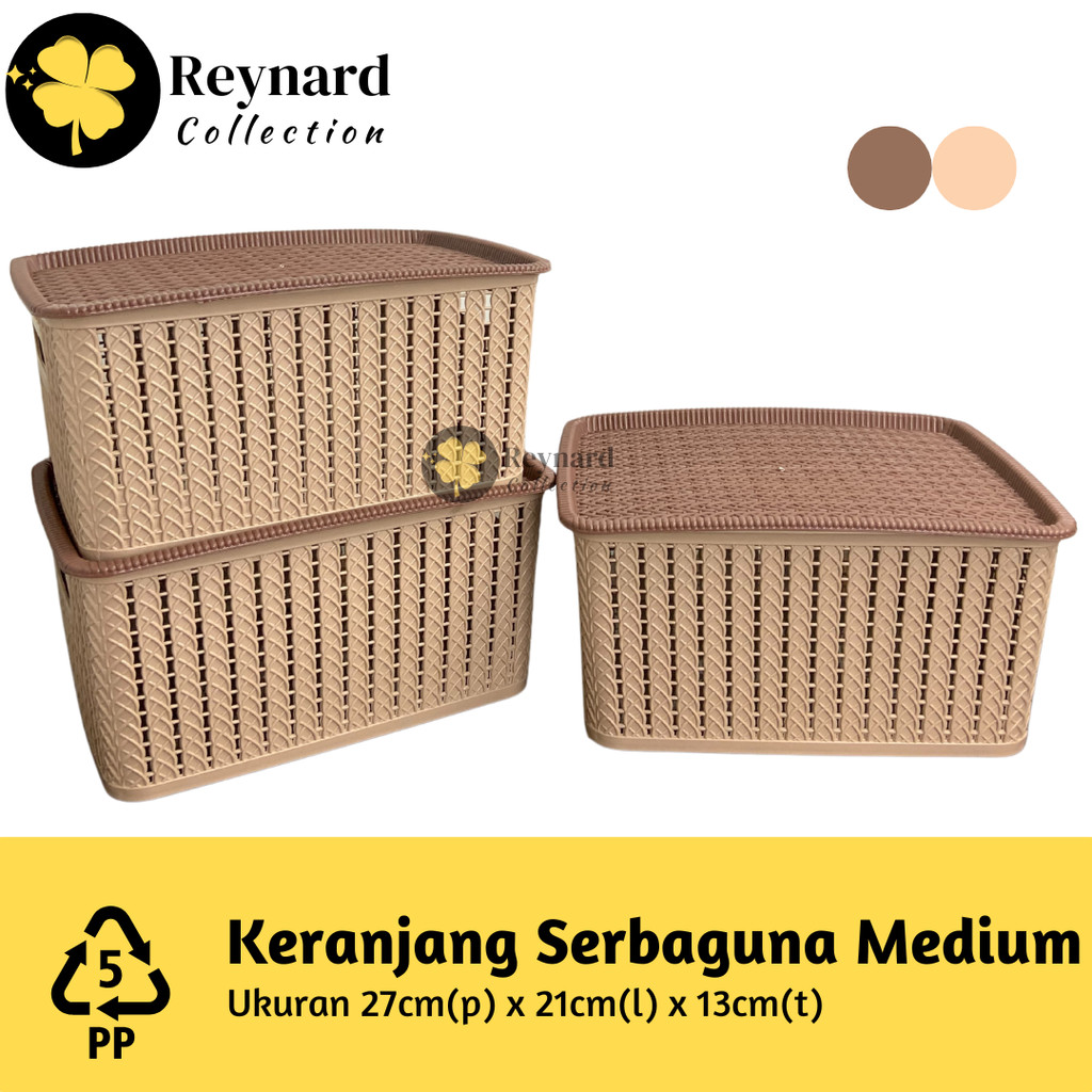 Jual Keranjang Serbaguna Sedang Minimalis Korea Box Container Medium ...