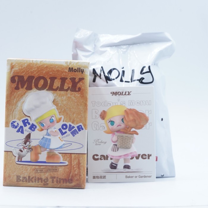 KAREN Molly , Carb Lover Series Baking Time Mini Ornaments, POPBEAN POPMART Desktop Dolls Model