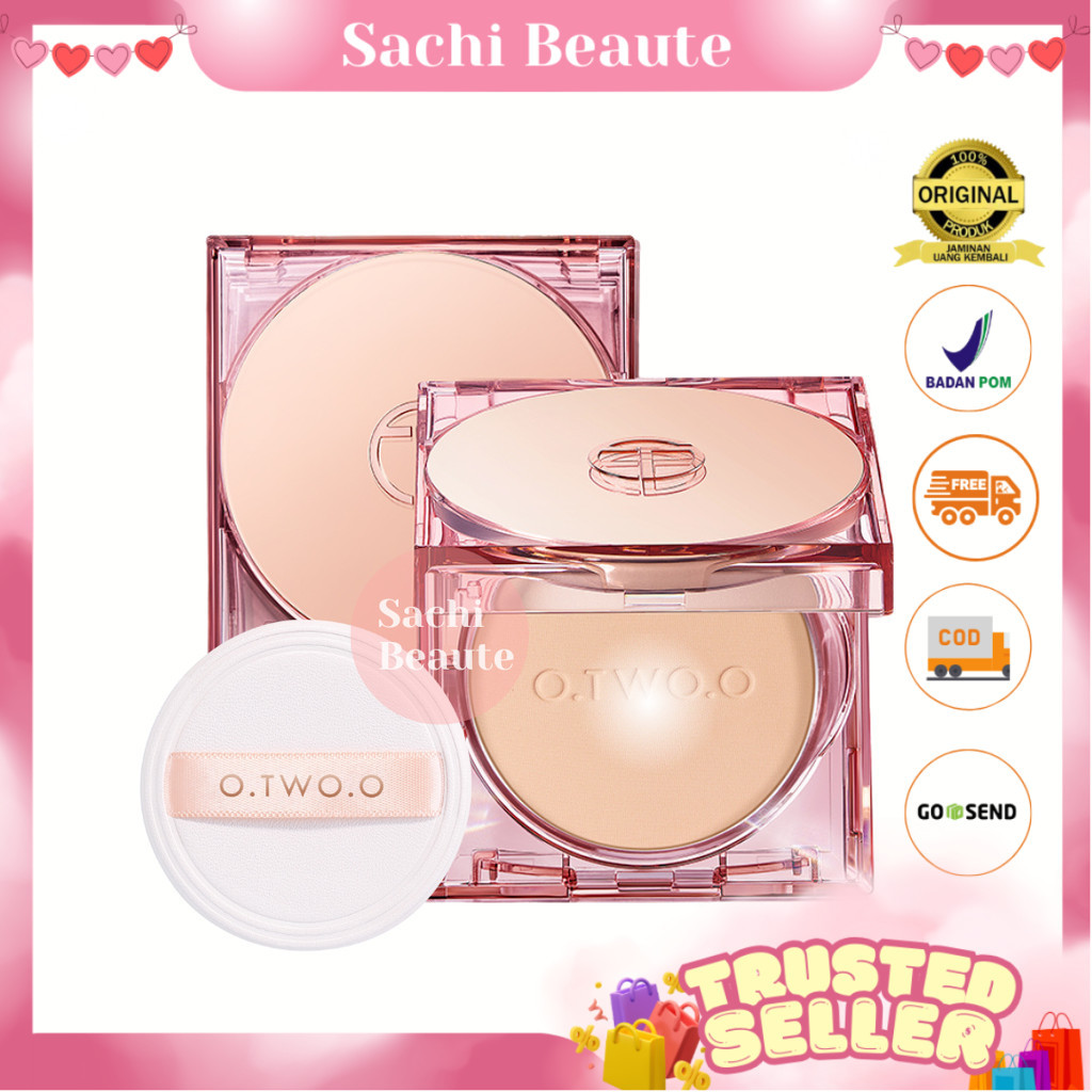 Jual O.TWO.O OTWOO o2o Face Powder Oil Control Long Lasting 24H Locking ...