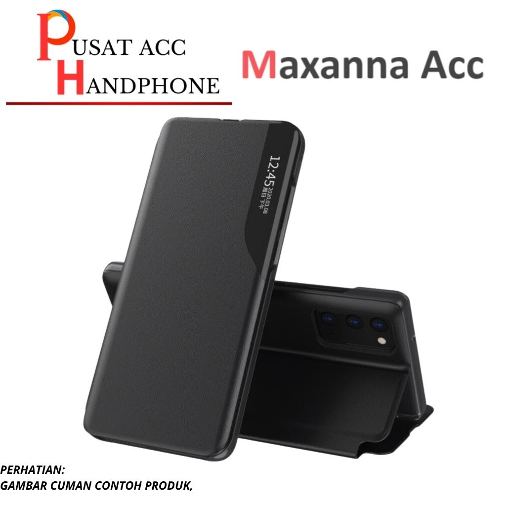 Jual [ MAXANNA ] CASE FLIP SMARTVIEW CASING BUKU BUKA TUTUP Oppo Reno 5 ...