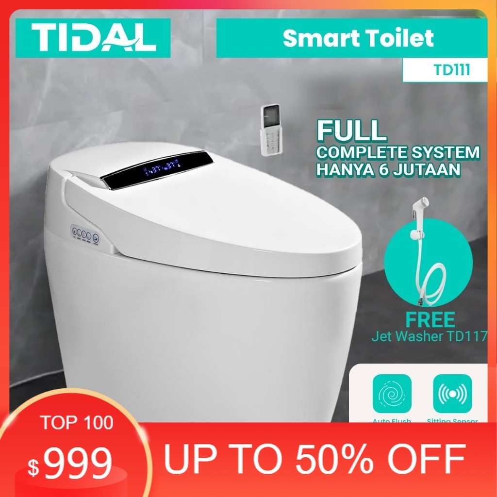 Jual Smart Toilet / Kloset Duduk Full Automatic System Tidal TD111 ...