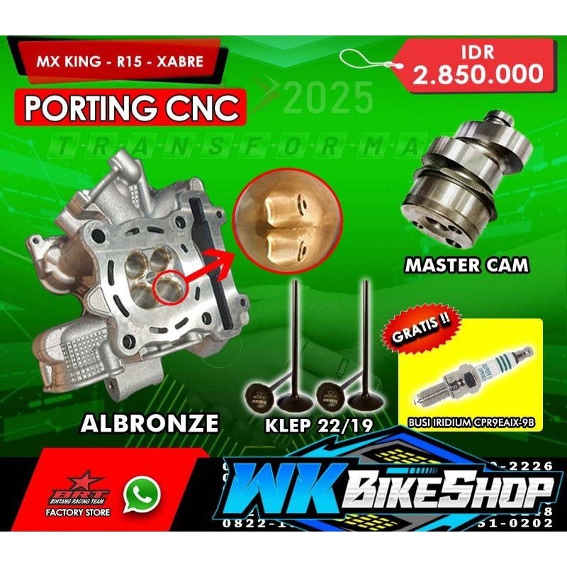 Jual PAKET BORE UP MX KING 177CC ( ECU / BLOK / HEAD / NOKEN AS