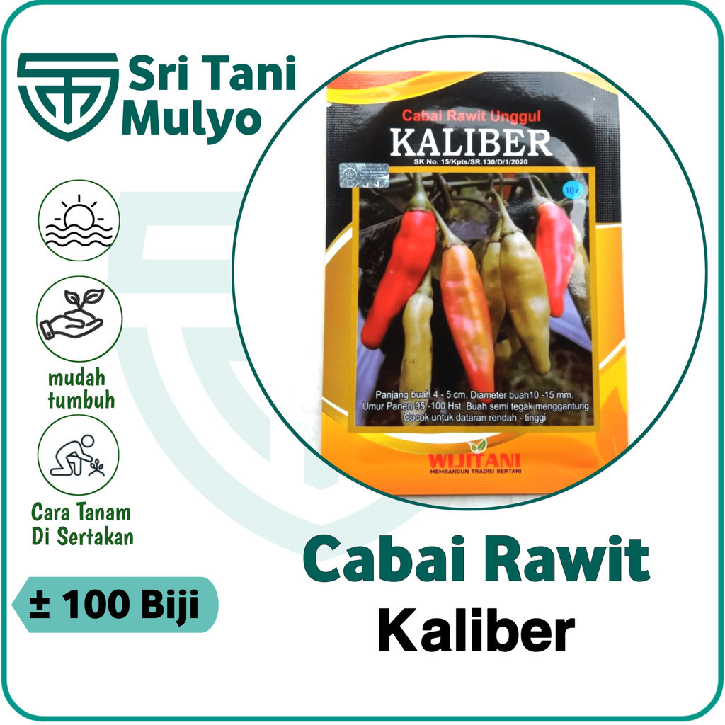 Jual Benih Cabai Rawit Unggul Terbaru Kaliber Wijitani Repack Original Biji Bibit Cabai