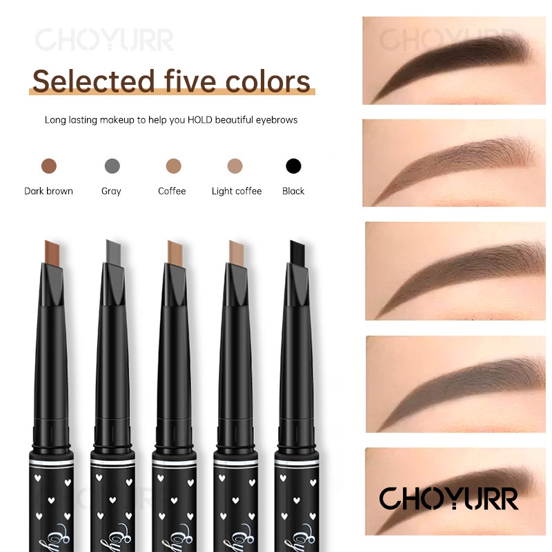 Jual 【COD】Pensil Alis 2 in 1/ Pensil Alis Cinta / Pensil Alis Tahan Air