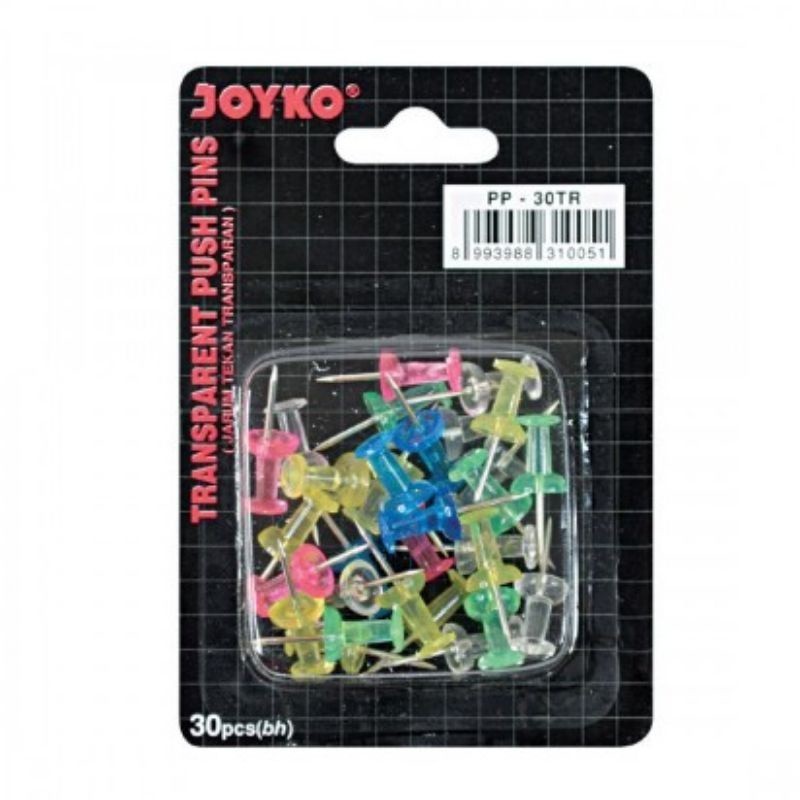 Jual Push Pin TR - 30 Joyko Transparan | Shopee Indonesia