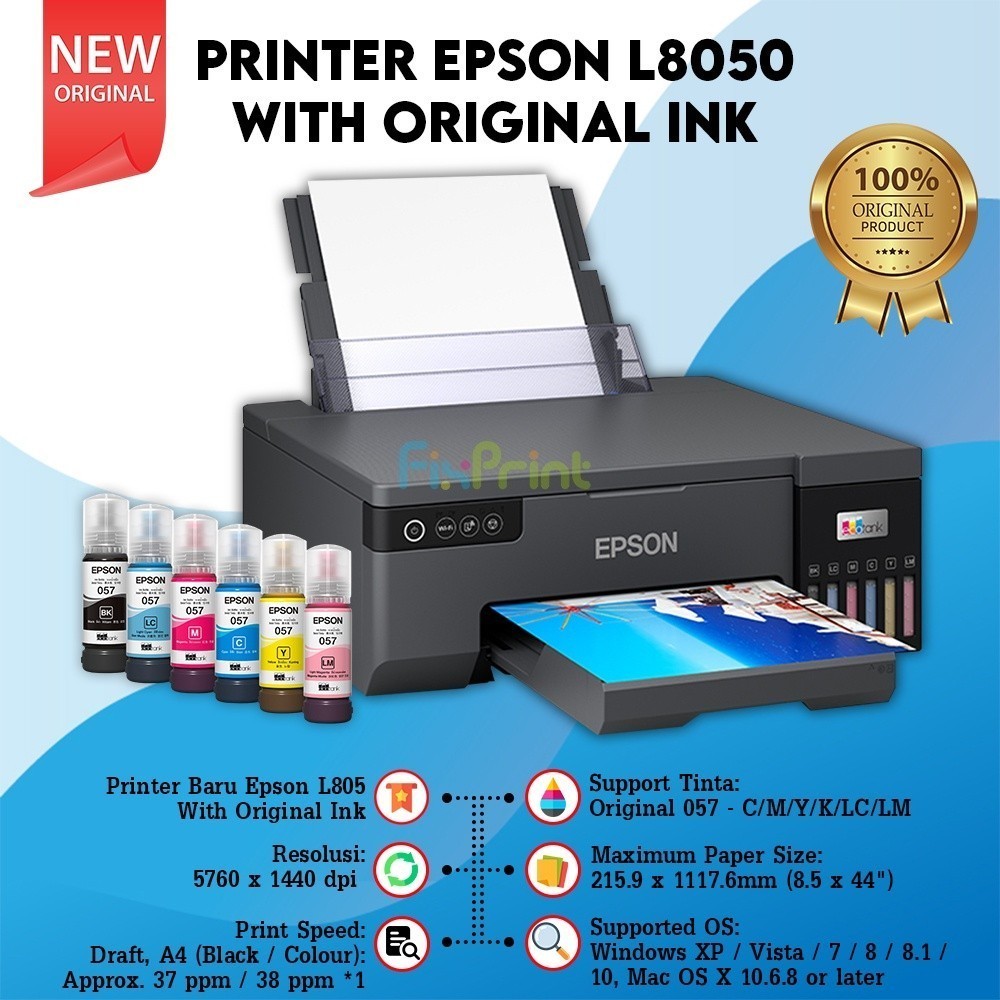Jual Printer Epson L8050 L 8050 Photo ID Card Print - Pengganti L805 ...