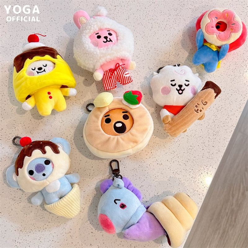 Jual BTS BT21 KEYCHAIN GANTUNGAN KUNCI BONEKA TATA COOKY CHIMMY KOYA ...