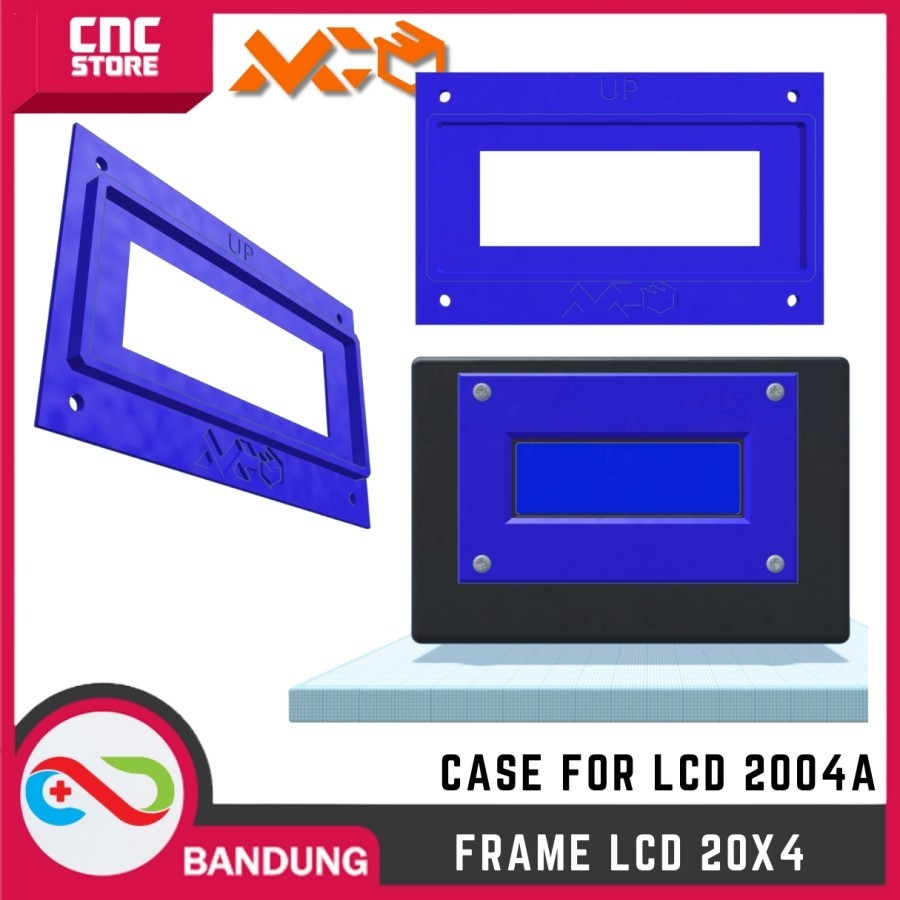 Jual LCD FRAME AKRILIK CASE 1 LAYER 20X4 ARDUINO BIR 2004 PLUS BAUT DAN ...